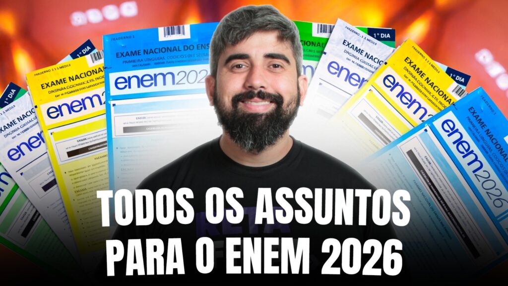 o que estudar para o enem 2026