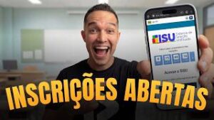 Você já fez sua inscrição sisu 2026? As inscrições estão abertas....