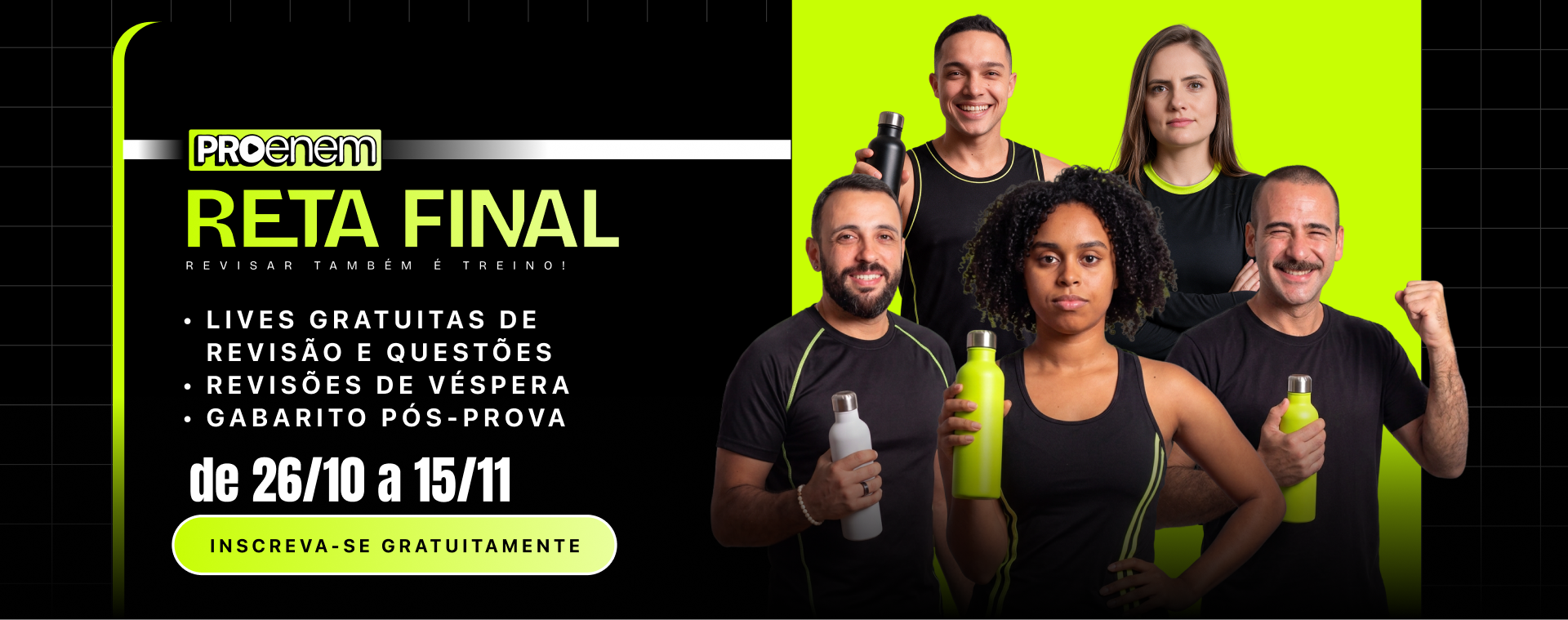 banner reta final enem